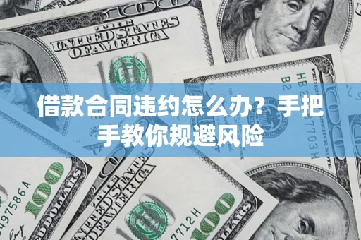 济南借款合同违约怎么办？手把手教你规避风险