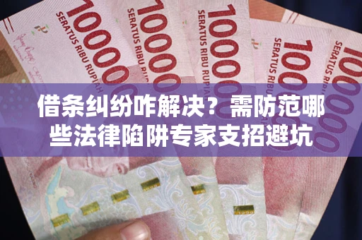 济南借条纠纷咋解决？需防范哪些法律陷阱专家支招避坑