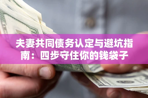 济南夫妻共同债务认定与避坑指南：四步守住你的钱袋子