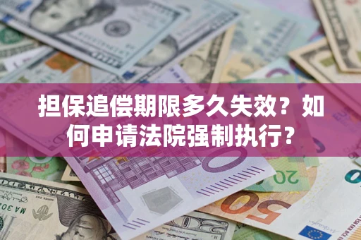 济南担保追偿期限多久失效？如何申请法院强制执行？