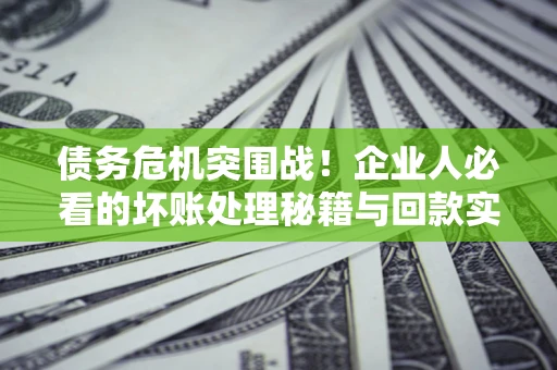 济南债务危机突围战！企业人必看的坏账处理秘籍与回款实战指南